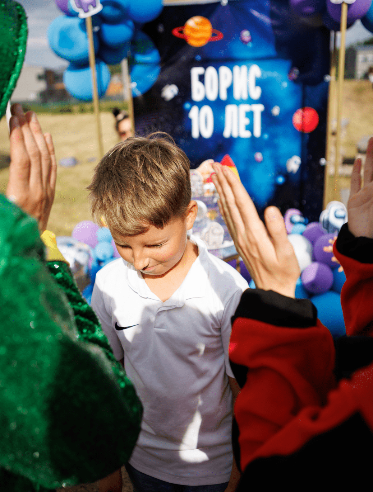 Детский праздник в стиле «Among US»